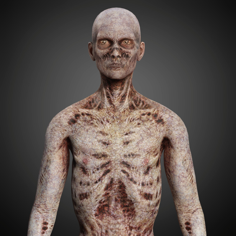 Zombie Character 3Dモデル .c4d .max .obj .3ds .fbx .stl .blend