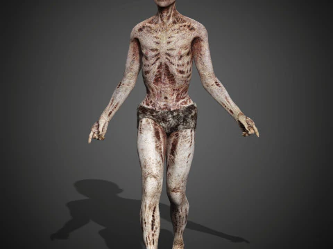 Zombie Character 3D Model