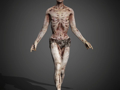 Zombie Character 3D Model