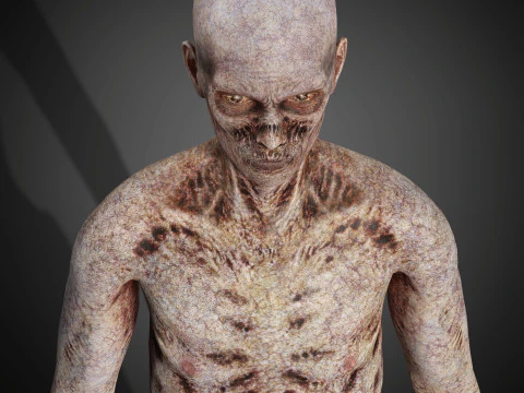 Zombie Character 3D Model