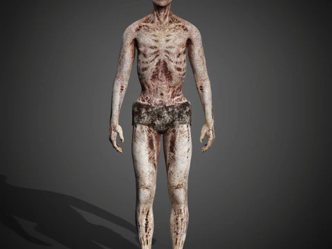 Zombie Character 3D Model