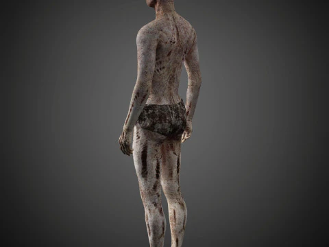 Zombie Character 3D Model
