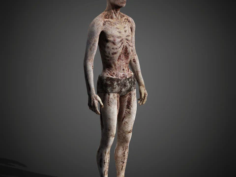 Zombie Character 3D Model