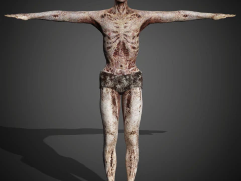 Zombie Character 3D Model