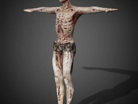 Zombie Character 3D Model