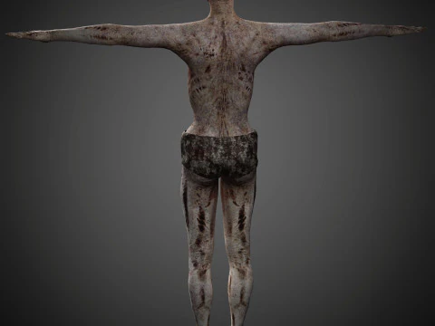 Zombie Character 3D Model
