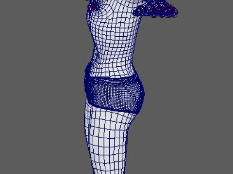 Zombie Character 3D Model