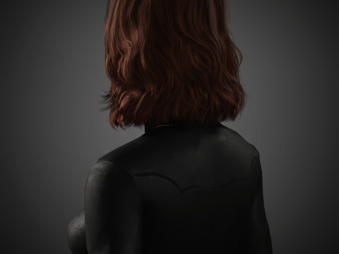 Black Widow Character 3D-Modell