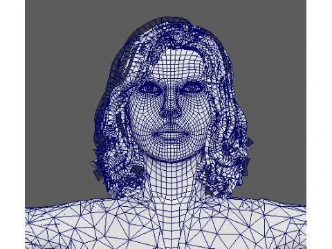 Black Widow Character 3D Model