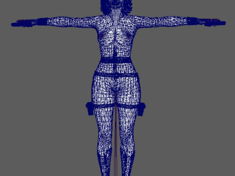 Black Widow Character 3D-Modell