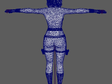 Black Widow Character 3D-Modell