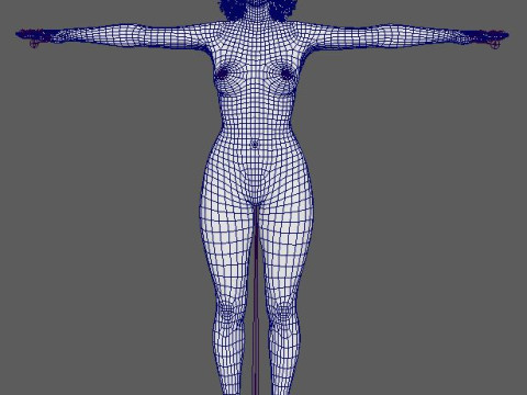 Black Widow Character 3D-Modell
