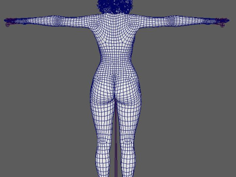 Black Widow Character 3D-Modell