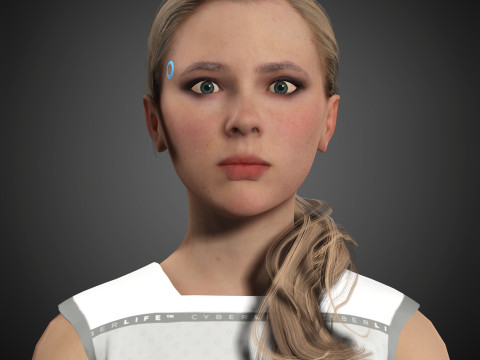 Chloe Character 3D Model
