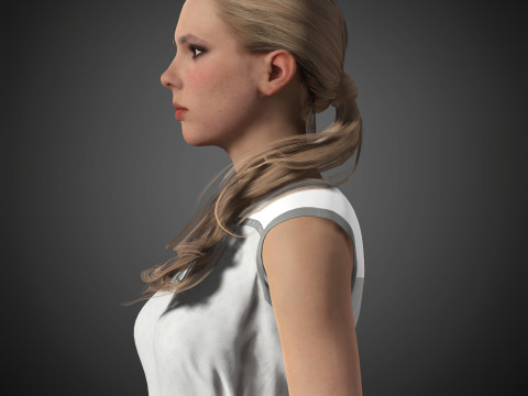 Chloe Character 3D Model