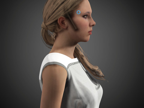 Chloe Character 3D Model