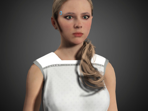 Chloe Character 3D Model