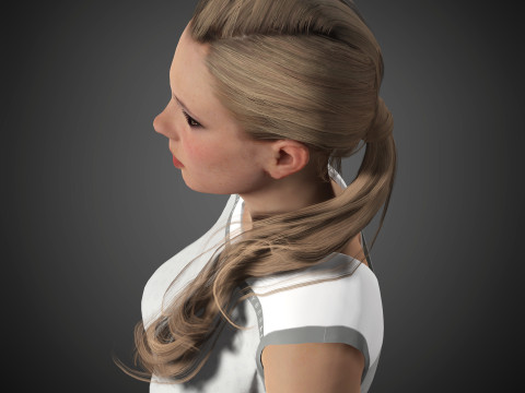 Chloe Character 3D Model