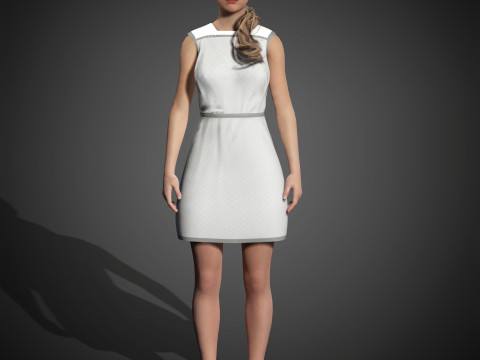 Chloe Character 3D Model