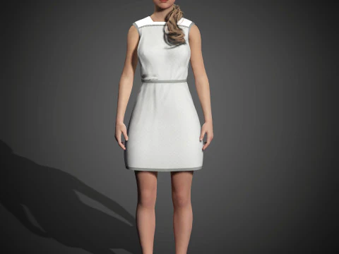 Chloe Character 3D Model