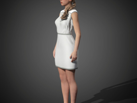 Chloe Character 3D Model