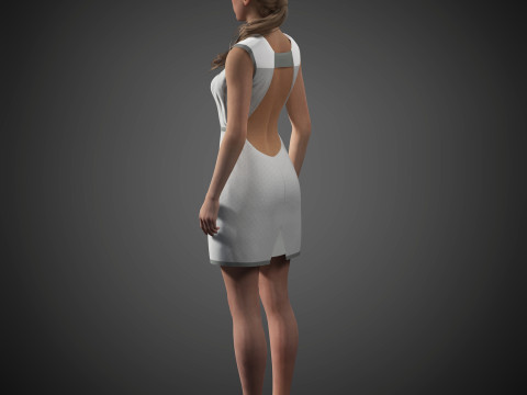 Chloe Character 3D Model