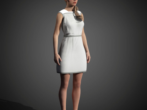 Chloe Character 3D Model