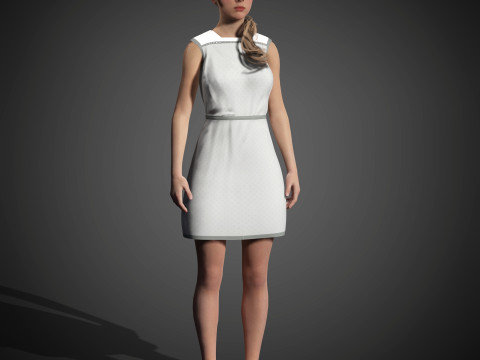 Chloe Character 3D Model