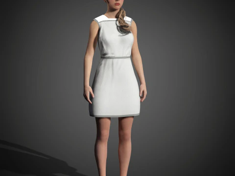 Chloe Character 3D Model