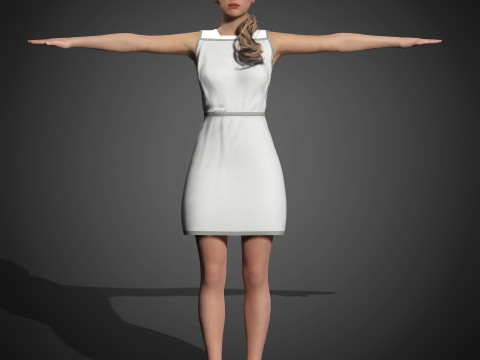 Chloe Character 3D Model