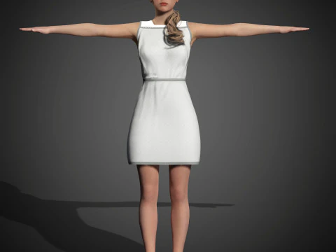Chloe Character 3D Model