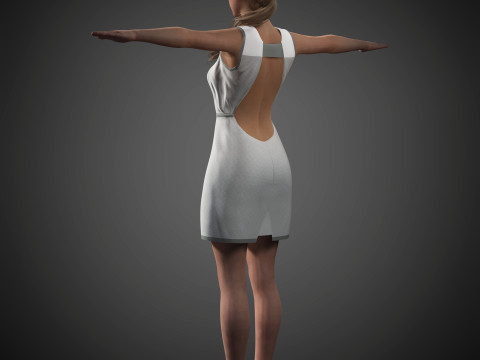 Chloe Character 3D Model