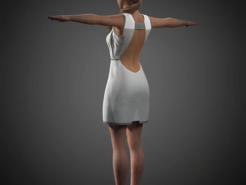 Chloe Character 3D Model