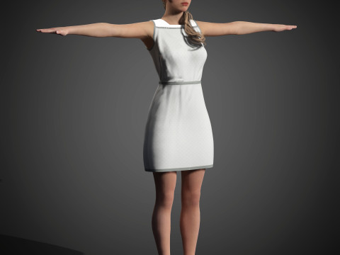 Chloe Character 3D Model