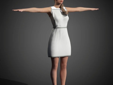 Chloe Character 3D Model