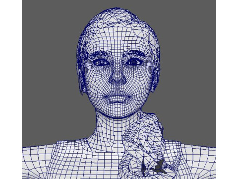 Chloe Character 3D Model