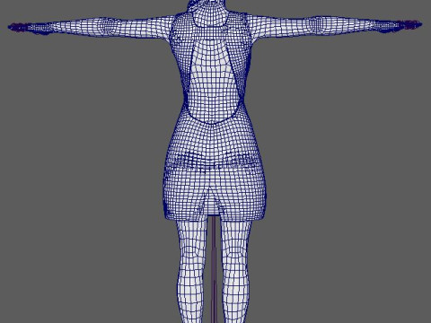 Chloe Character 3D Model
