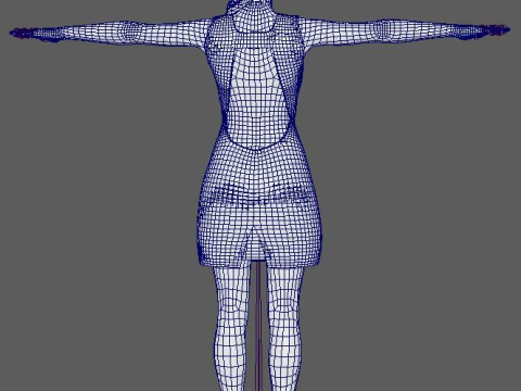 Chloe Character 3D Model