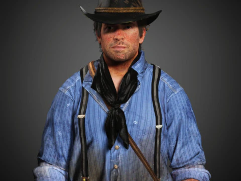 Arthur Morgan Character 3D Model