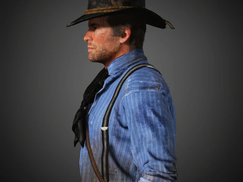 Arthur Morgan Character 3D Model