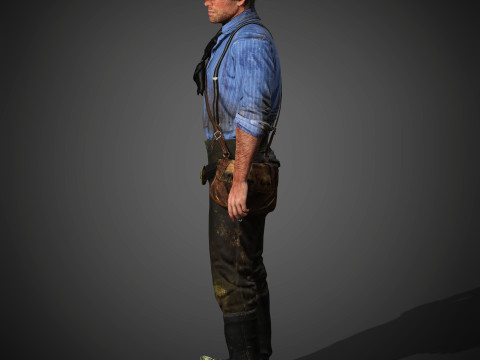 Arthur Morgan Character 3Dモデル