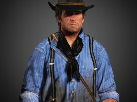 Arthur Morgan Character 3D Model