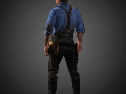 Arthur Morgan Character 3Dモデル