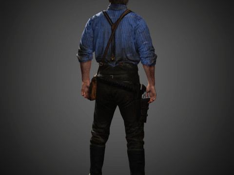 Arthur Morgan Character 3Dモデル