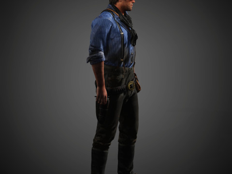 Arthur Morgan Character 3Dモデル