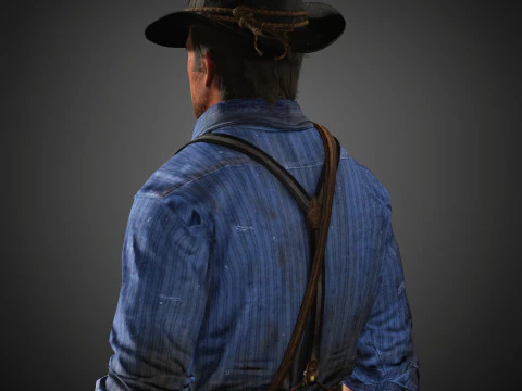 Arthur Morgan Character 3D Model