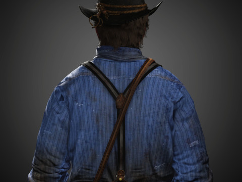 Arthur Morgan Character 3Dモデル