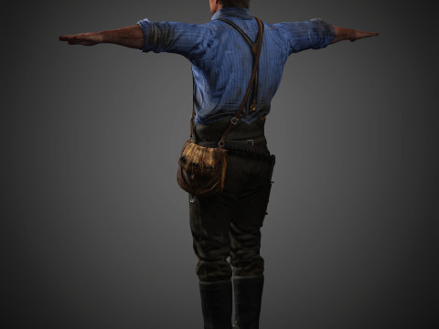 Arthur Morgan Character 3Dモデル