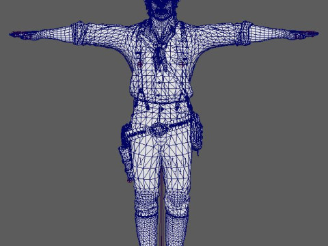 Arthur Morgan Character 3Dモデル