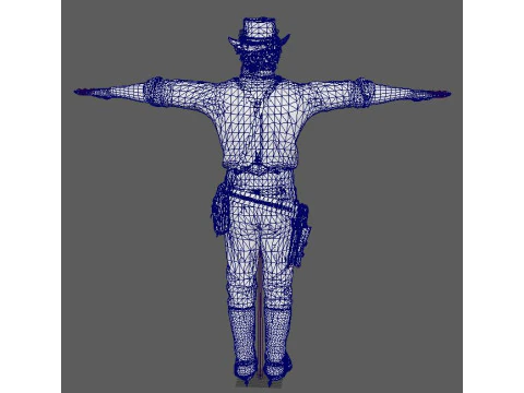 Arthur Morgan Character 3D Model